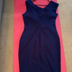 Navy sheath dress